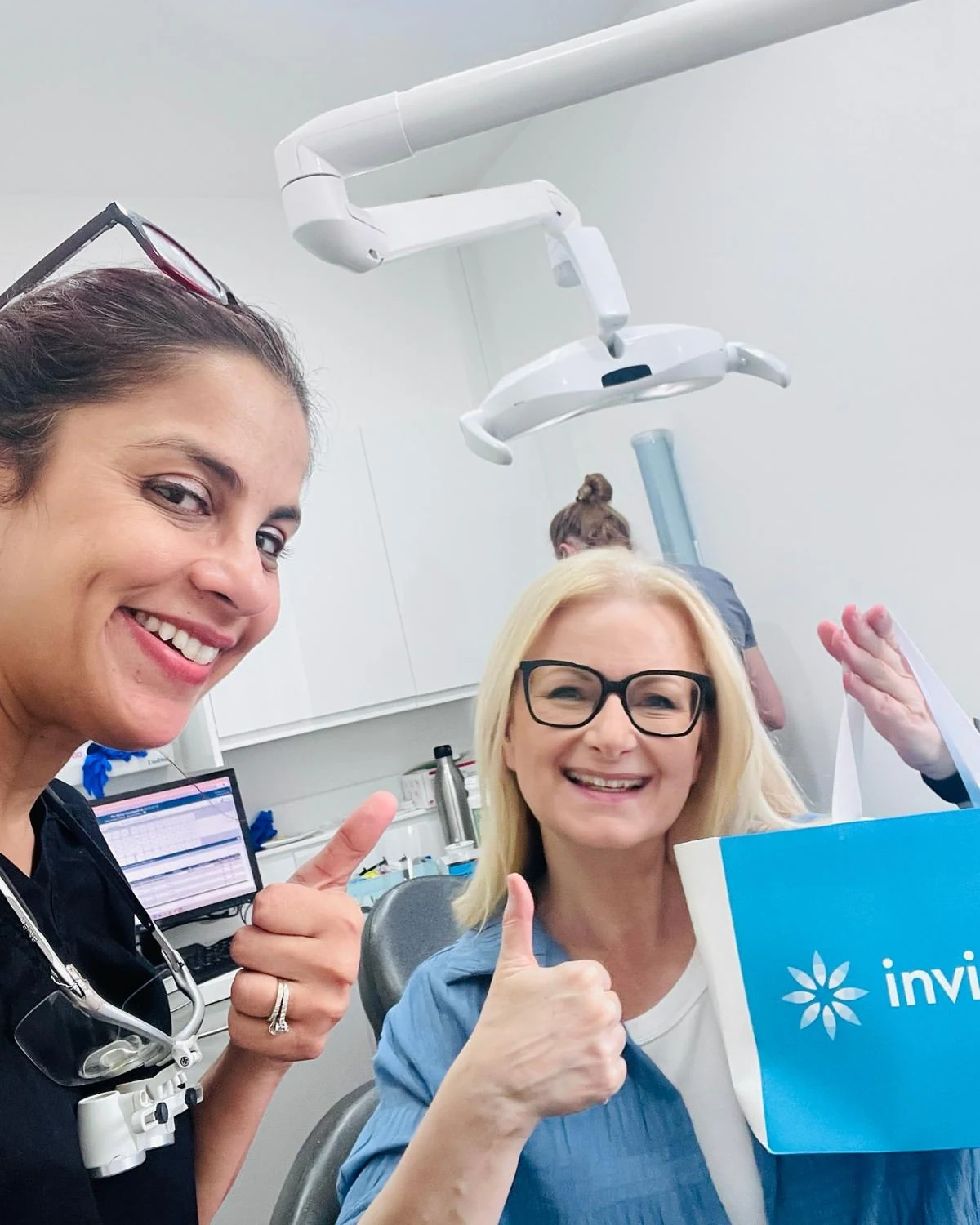 Patient Receiving Gentle Orthodontic Care at IKIGAI Smiles